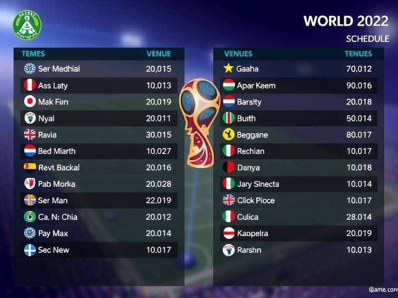 Lusail Stadium illuminated at night during the World Cup final