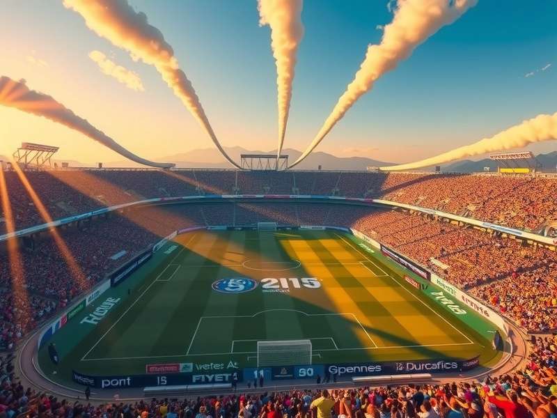 Map showing USA, Canada, and Mexico as joint hosts of FIFA World Cup 2026