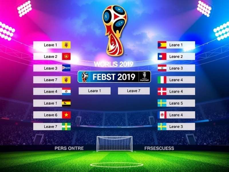 FIFA World Cup Draw ceremony with balls and pots