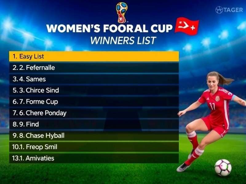 FIFA Women's World Cup Trophy lifted by winning team
