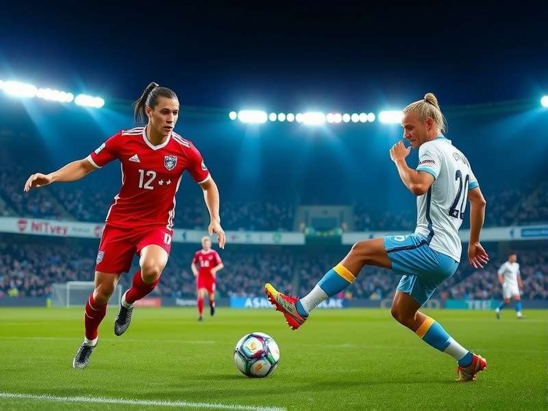BBC Sport studio setup for World Cup live broadcast with presenters Gary Lineker and Alex Scott