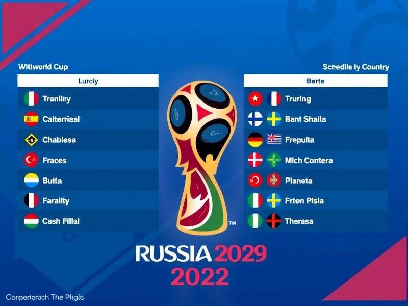 FIFA World Cup 2022 stadium with fan holding country flags