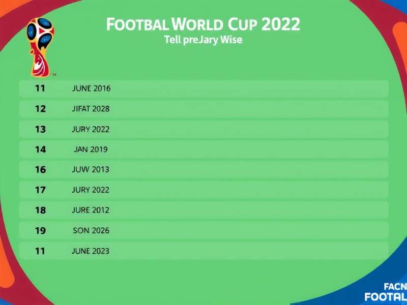 FIFA World Cup 2022 Stadium in Qatar at night