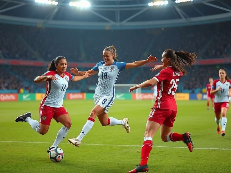 US Women's National Team lifting the FIFA World Cup trophy