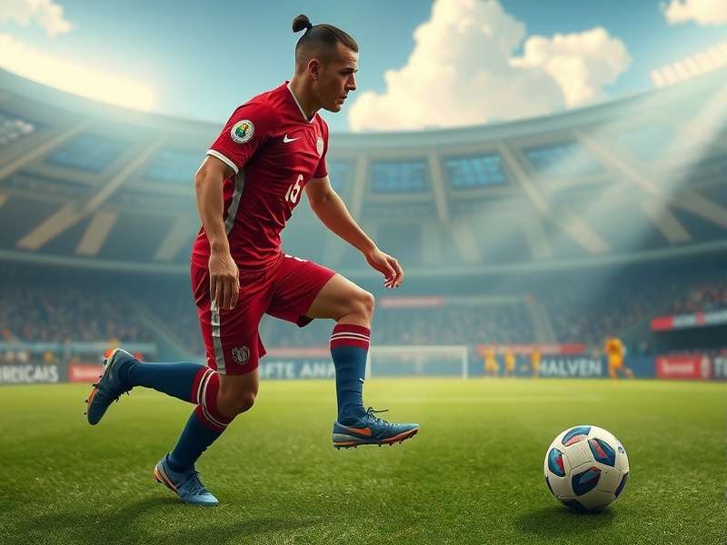 BBC Football World Cup Play Offs intense match moment