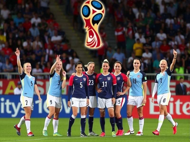 FIFA Women's World Cup Trophy lifted by winning team