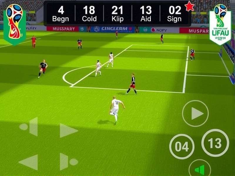 FIFA World Cup trophy shining under stadium lights