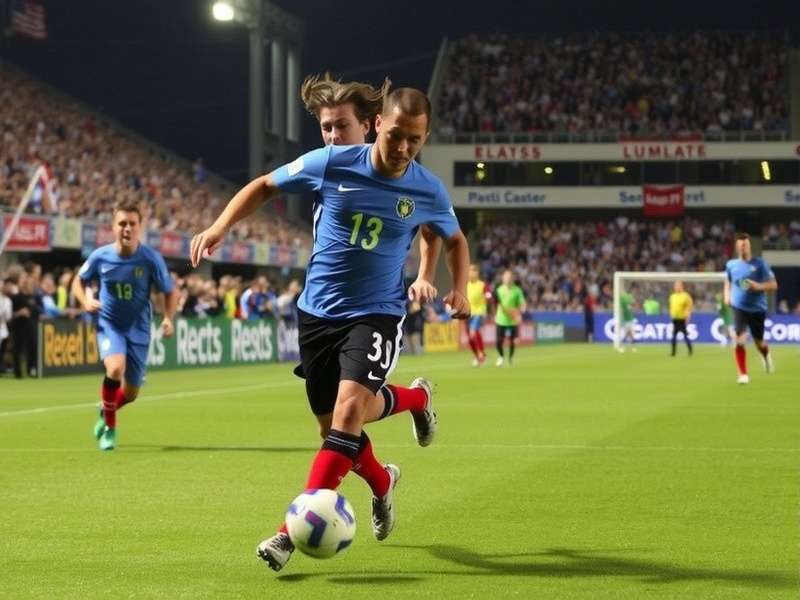 USA Football Team celebrating a World Cup goal