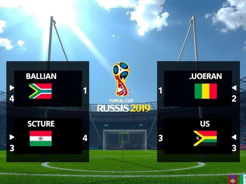 African football players competing in a World Cup qualifier match