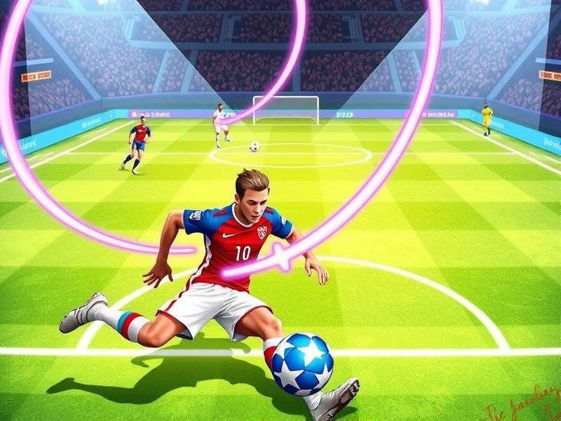 Artistic representation of the 2026 World Cup draw with globes and team flags