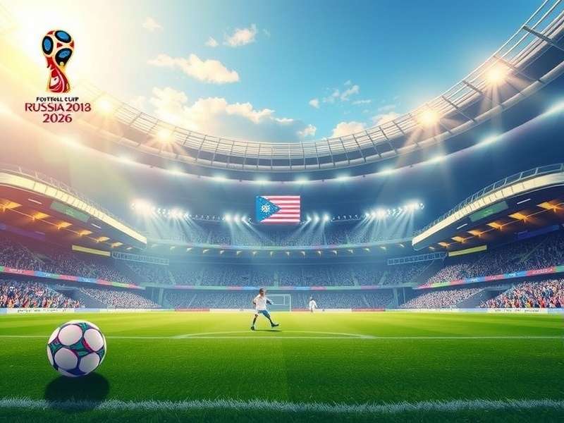 Panoramic view of a modern football stadium with packed stands