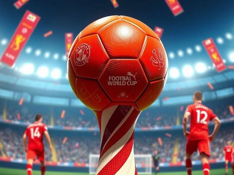 Football World Cup Game Screenshot - Main Menu