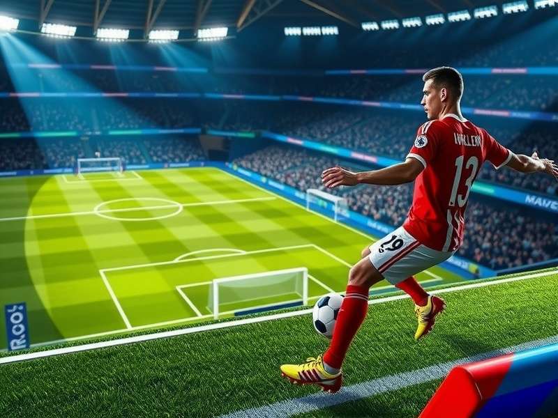 Excited football fans holding World Cup tickets at a stadium