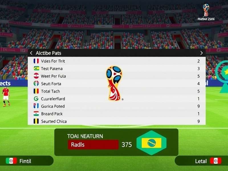 Map showing World Cup 2026 qualification zones