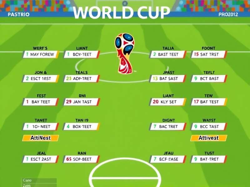 Football World Cup 2022 match in progress at Lusail Stadium