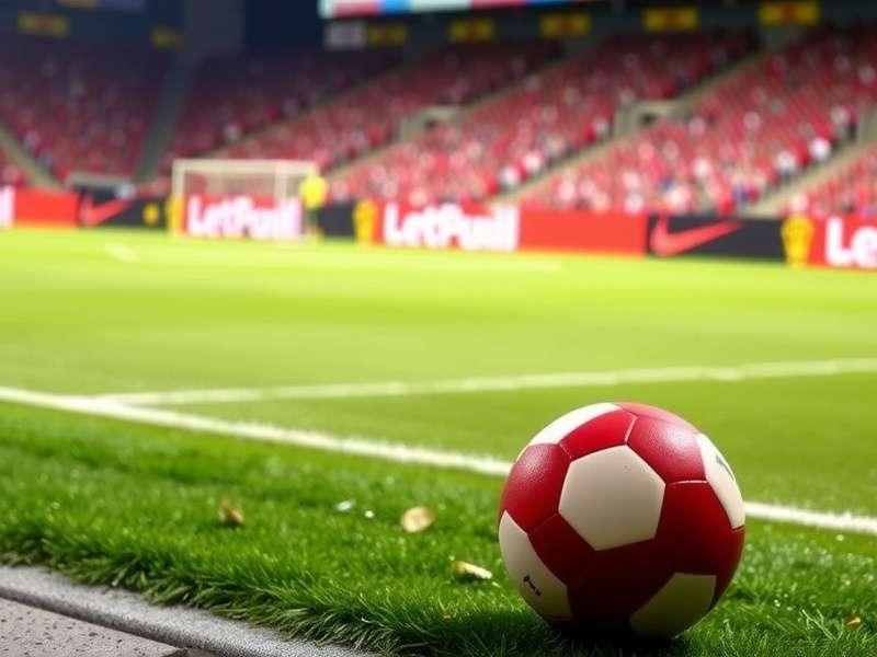 Crowd celebrating at a football stadium during a World Cup match