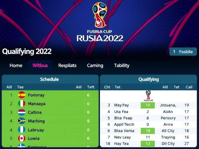 World Cup 2022 qualifying map showing all qualified teams