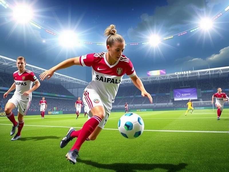 Club Football World Cup trophy shining under stadium lights