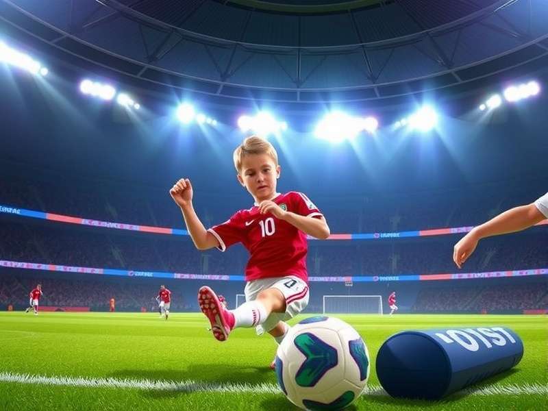 BBC World Cup broadcast studio with presenters analyzing a match