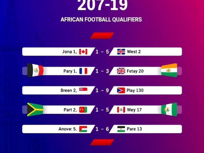 African national football teams competing in World Cup qualifiers