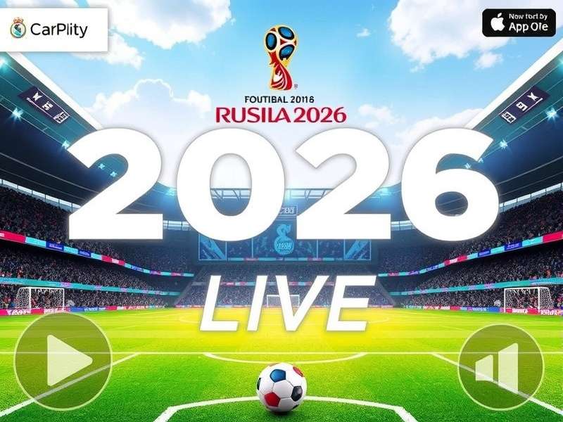 Futuristic stadium with giant screens and fans celebrating