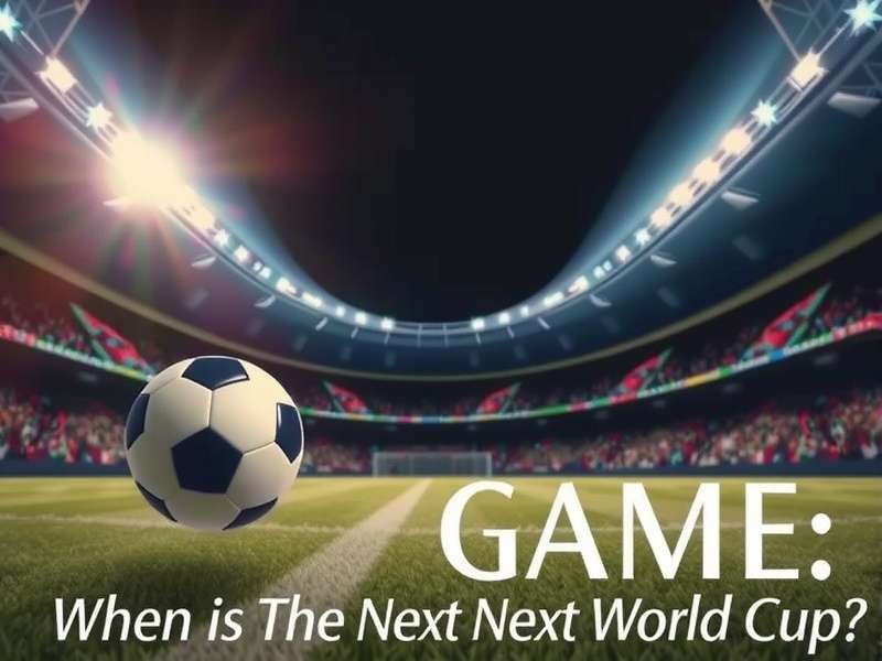 FIFA World Cup Trophy shining under stadium lights