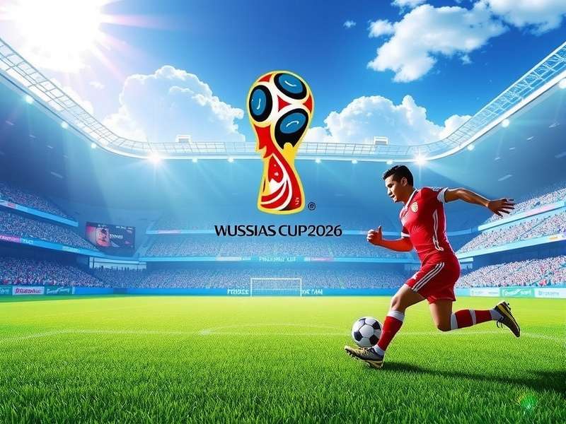 Football World Cup 2026 stadium and fans celebrating