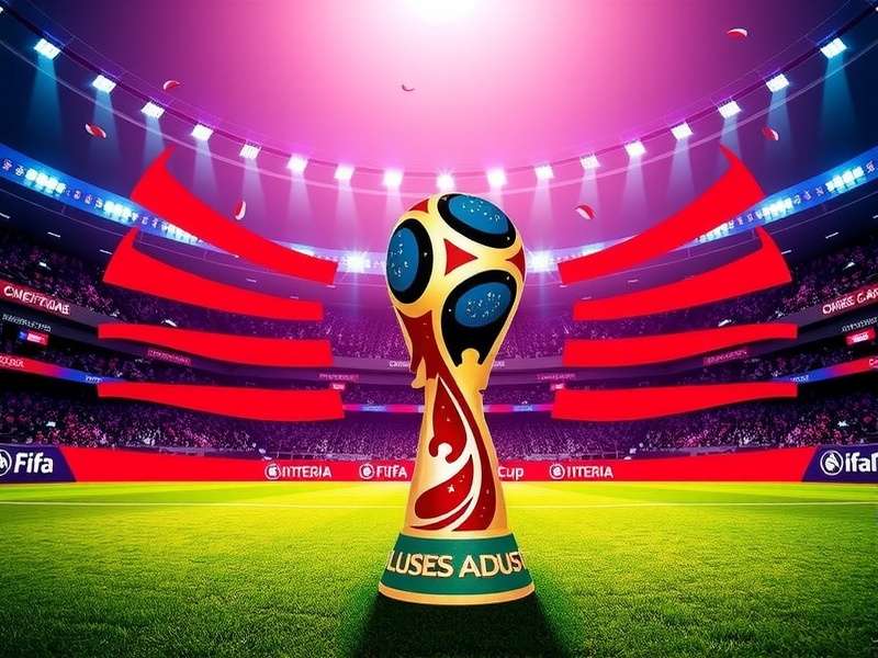 FIFA World Cup Draw ceremony with officials drawing teams from pots