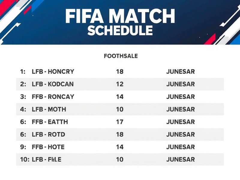 FIFA Match Schedule 2026 overview showing 48 teams, 104 matches across 3 host nations