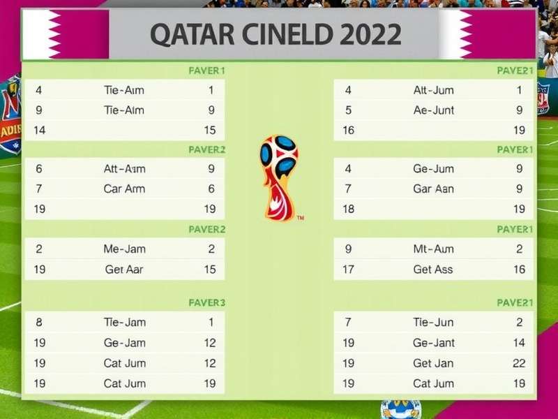 Qatar 2022 World Cup stadium illuminated at night with fans