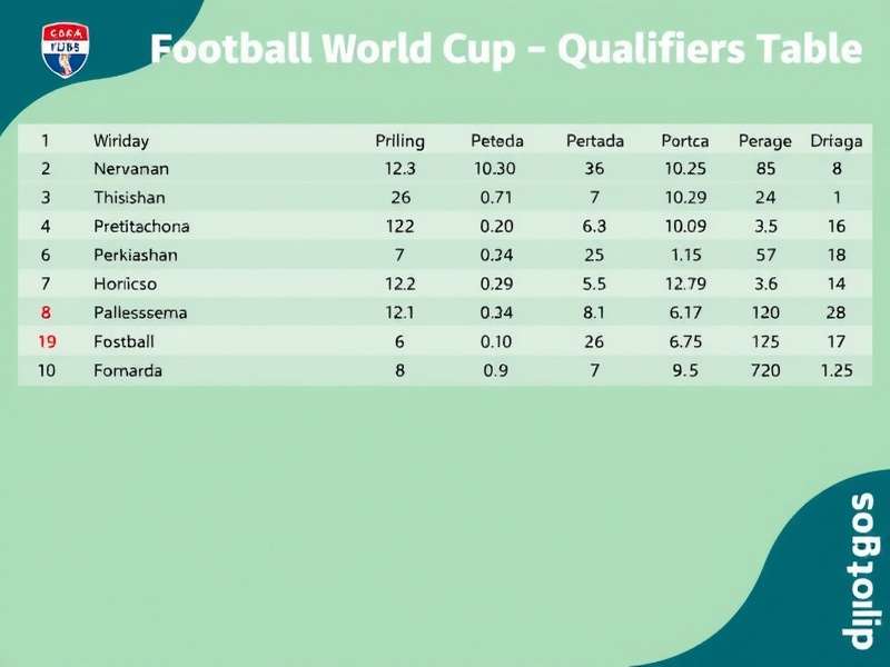 Football World Cup Qualifiers stadium packed with passionate fans during a crucial match