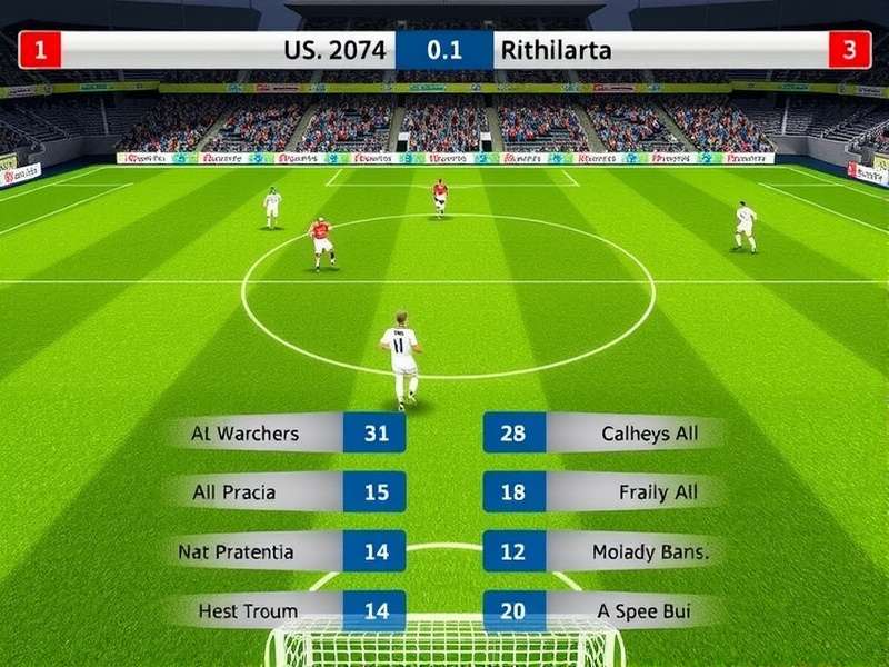 Football World Cup Qualifiers match action with players competing for the ball